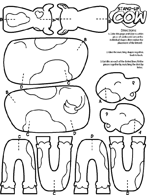 Cow Coloring Page | crayola.com